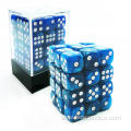 Bescon 12mm 6 Sided Dice 36 in Brick Box, 12mm Six Sided Die (36) Block of Dice, Marble Colors